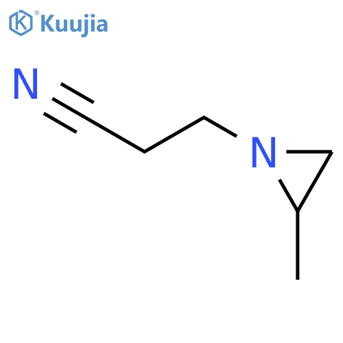 3-(2-Methylaziridin-1-yl)propanenitrile structure