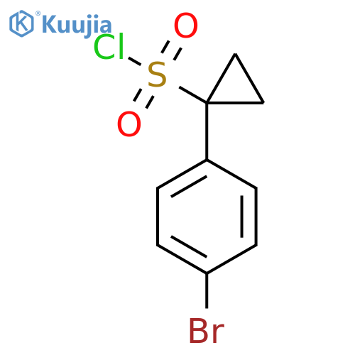 1-(4-Bromophenyl)cyclopropanesulfonyl chloride structure