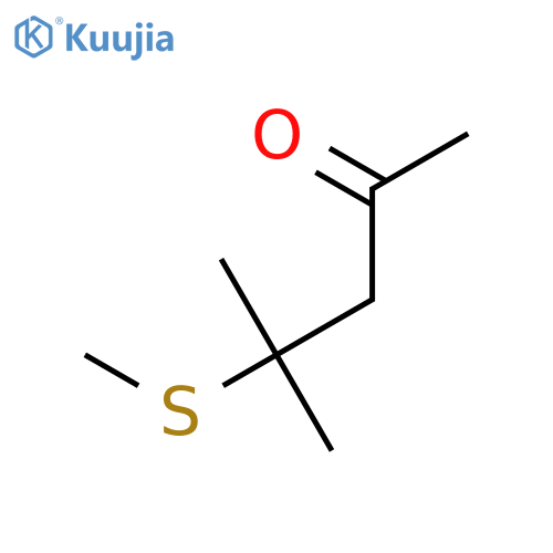 4-Methyl-4-(methylthio)pentan-2-one structure