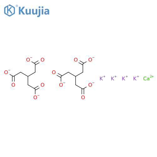 Glycine,N,N-bis(carboxymethyl)-, calcium potassium salt (2:1:4) structure