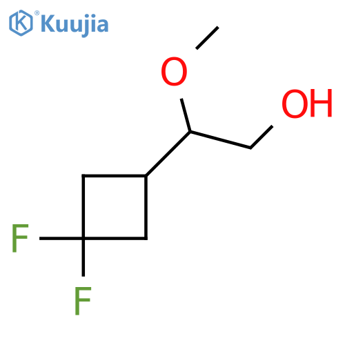 2-(3,3-Difluorocyclobutyl)-2-methoxyethanol structure