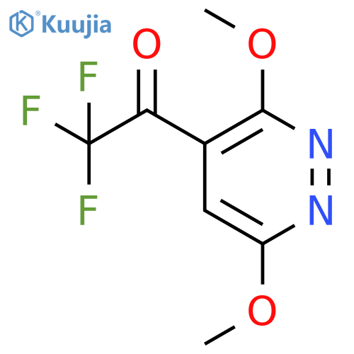 Ethanone, 1-(3,6-dimethoxy-4-pyridazinyl)-2,2,2-trifluoro- structure