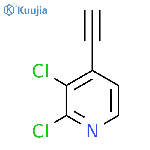 2,3-Dichloro-4-ethynylpyridine structure