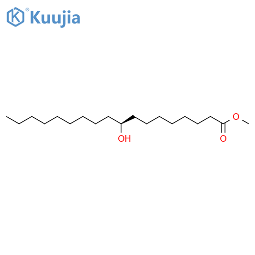 Octadecanoic acid, 9-hydroxy-, methyl ester, (9S)- structure