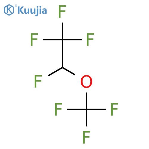 Ethane,1,1,1,2-tetrafluoro-2-(trifluoromethoxy)- structure