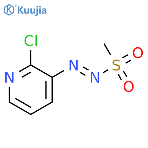 Diazene, 1-(2-chloro-3-pyridinyl)-2-(methylsulfonyl)- structure