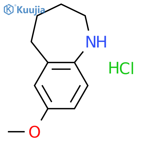 7-Methoxy-2,3,4,5-tetrahydro-1H-benzobazepineHydrochloride structure