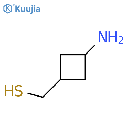 (3-Aminocyclobutyl)methanethiol structure
