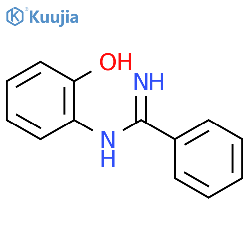 Benzenecarboximidamide,N-(2-hydroxyphenyl)- structure