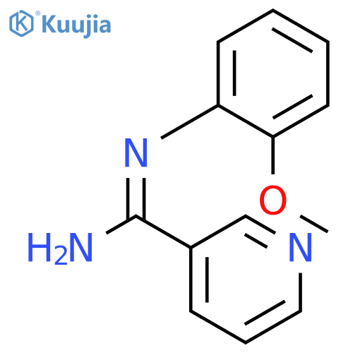 3-Pyridinecarboximidamide,N-(2-methoxyphenyl)- structure