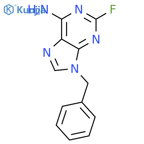 9H-Purin-6-amine,2-fluoro-9-(phenylmethyl)- structure