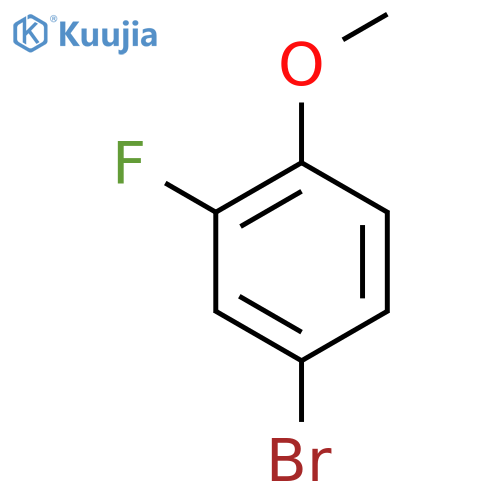 4-bromo-2-fluoro-1-methoxybenzene structure