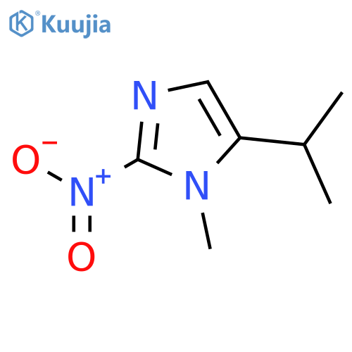 1H-Imidazole,1-methyl-5-(1-methylethyl)-2-nitro- structure