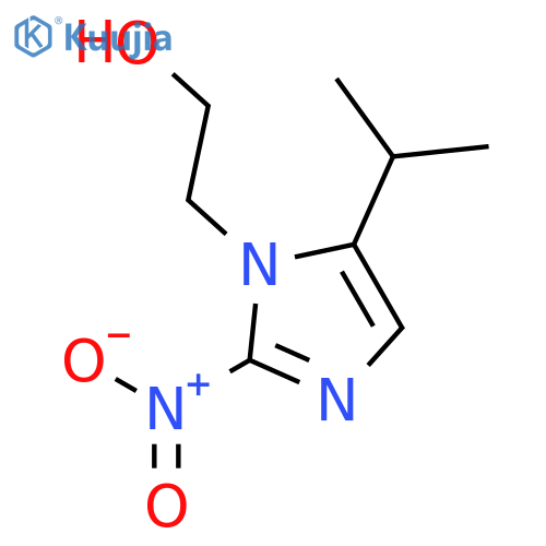 1H-Imidazole-1-ethanol,5-(1-methylethyl)-2-nitro- structure