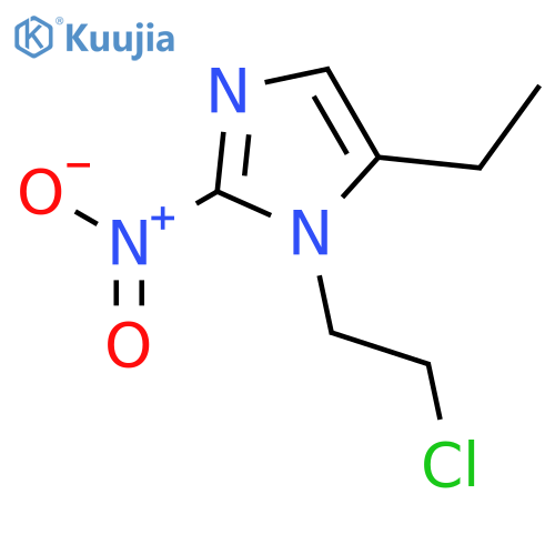 1H-Imidazole,1-(2-chloroethyl)-5-ethyl-2-nitro- structure