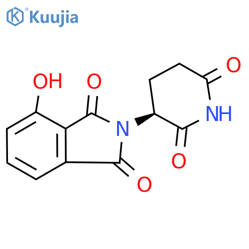 (S)-2-(2,6-Dioxopiperidin-3-yl)-4-hydroxyisoindoline-1,3-dione structure