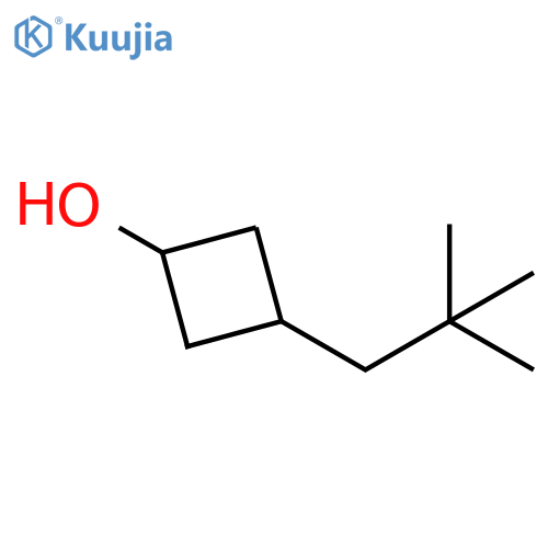 Cyclobutanol, 3-(2,2-dimethylpropyl)- structure
