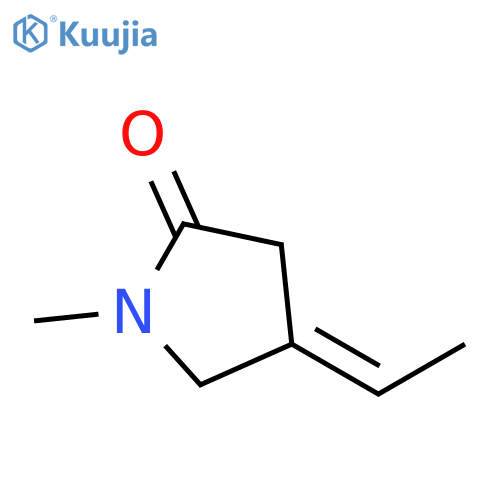 2-Pyrrolidinone,4-ethylidene-1-methyl-, (4E)- structure