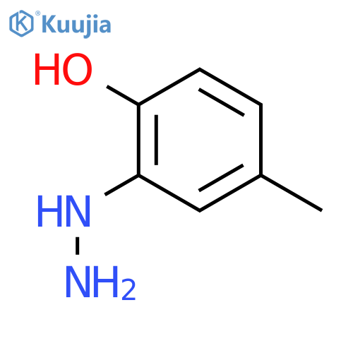 2-hydrazinyl-4-methylphenol structure