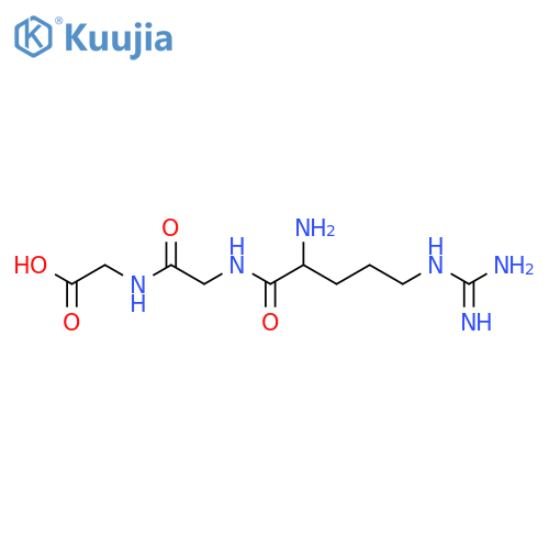 Glycine, N-(N-L-arginylglycyl)- structure