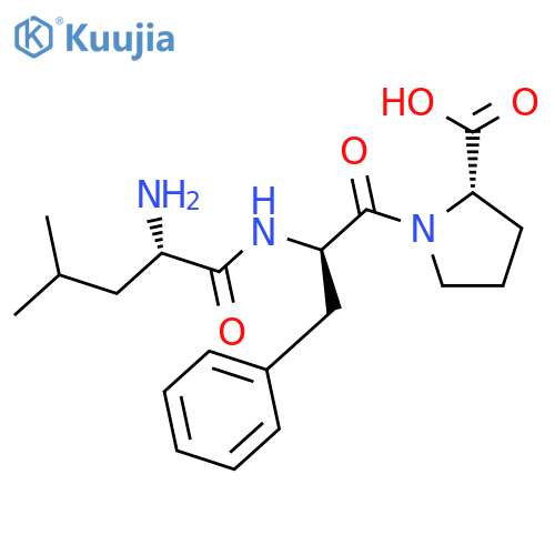 L-Proline, 1-(N-L-leucyl-D-phenylalanyl)- structure