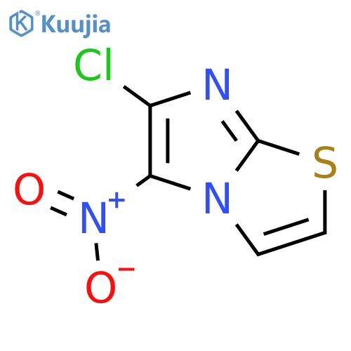 6-chloro-5-nitroimidazo2,1-b1,3thiazole structure