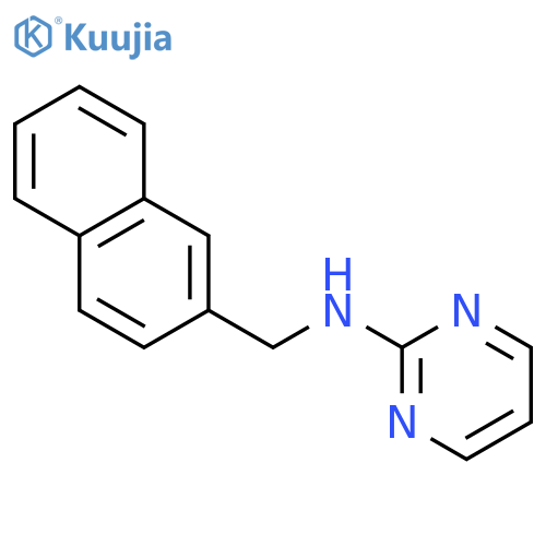 2-PYRIMIDINAMINE, N-(2-NAPHTHALENYLMETHYL)- structure