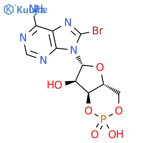 8-Bromoadenosine 3',5'-Cyclic Monophosphate structure