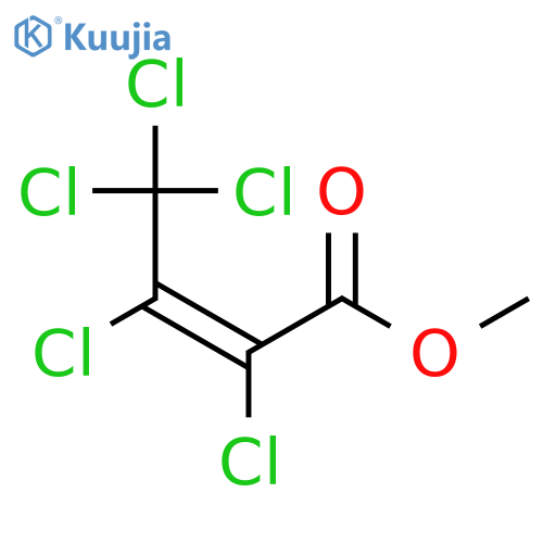 2-Butenoic acid, 2,3,4,4,4-pentachloro-, methyl ester structure