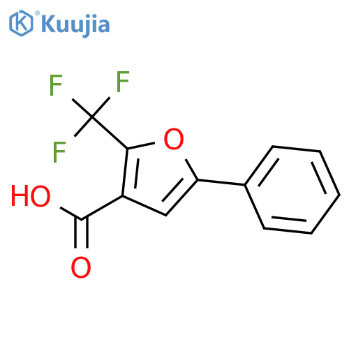 5-Phenyl-2-(trifluoromethyl)-3-furoic Acid structure