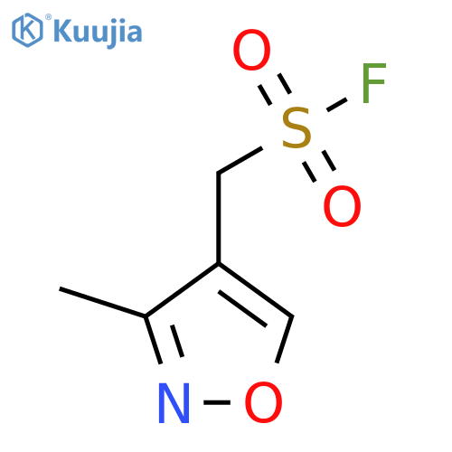 (3-Methyl-1,2-oxazol-4-yl)methanesulfonyl fluoride structure