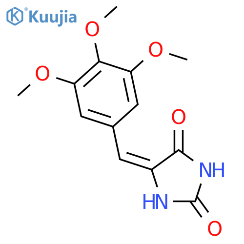 2,4-Imidazolidinedione,5-[(3,4,5-trimethoxyphenyl)methylene]- structure
