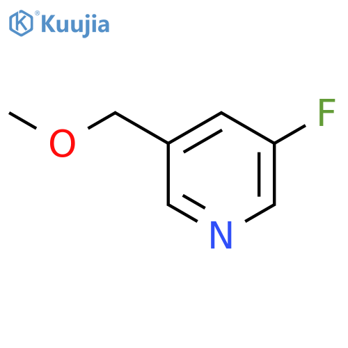 Pyridine, 3-fluoro-5-(methoxymethyl)- structure