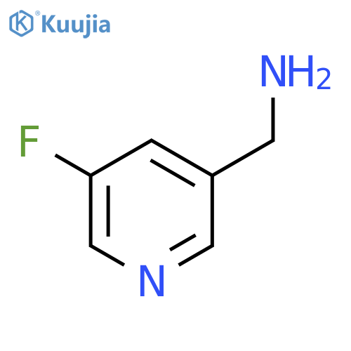 (5-fluoro-3-pyridyl)methanamine structure