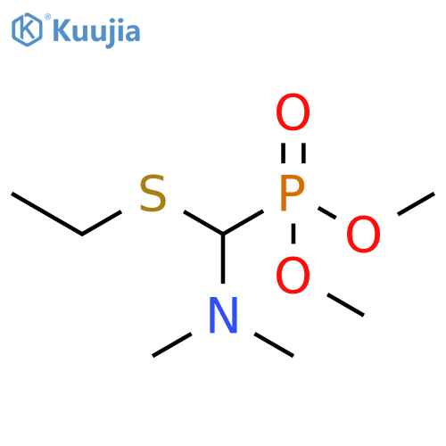 Phosphonic acid, [(dimethylamino)(ethylthio)methyl]-, dimethyl ester (8CI) structure
