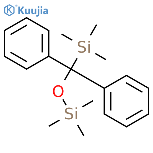 Silane, [diphenyl(trimethylsilyl)methoxy]trimethyl- structure