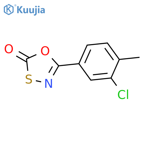 1,3,4-Oxathiazol-2-one, 5-(3-chloro-4-methylphenyl)- structure