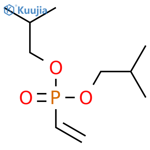 Phosphonic acid, ethenyl-, bis(2-methylpropyl) ester structure