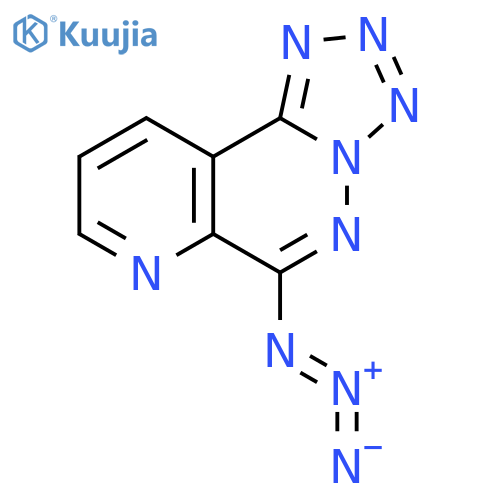 Pyrido[3,2-d]tetrazolo[1,5-b]pyridazine, 6-azido- structure
