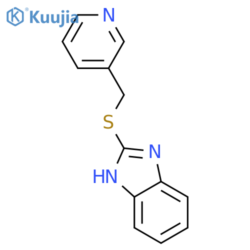 2-{(pyridin-3-yl)methylsulfanyl}-1H-1,3-benzodiazole structure