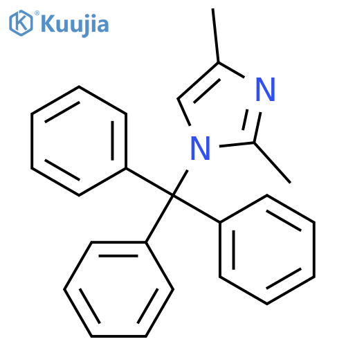 2,4-dimethyl-1-trityl-1H-imidazole structure
