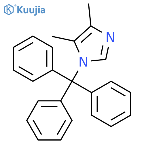 4,5-Dimethyl-1-(triphenylmethyl)-1H-imidazole structure