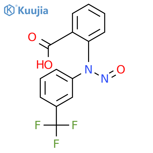 Benzoic acid,2-[nitroso[3-(trifluoromethyl)phenyl]amino]- structure