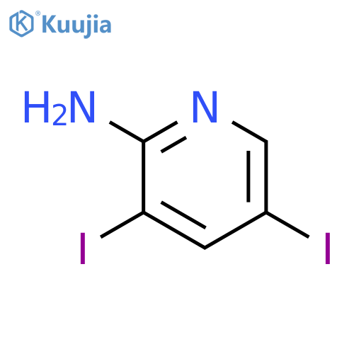 3,5-Diiodopyridin-2-amine structure