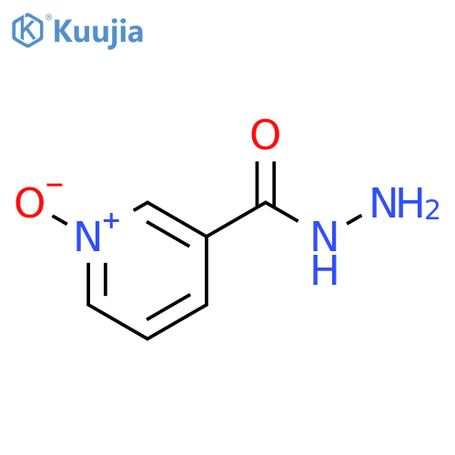 3-(hydrazinecarbonyl)pyridin-1-ium-1-olate structure