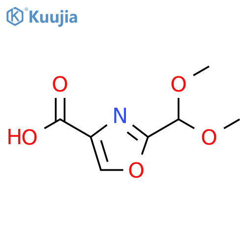 2-Dimethoxymethyl-oxazole-4-carboxylic acid structure
