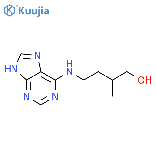 1-Butanol,2-methyl-4-(9H-purin-6-ylamino)- structure