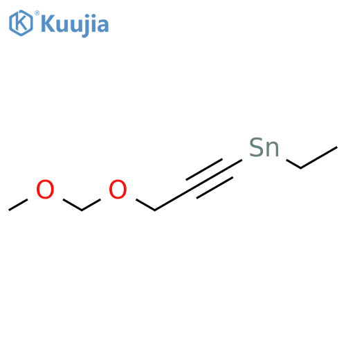 Stannane,ethyl[3-(methoxymethoxy)-1-propyn-1-yl]- structure