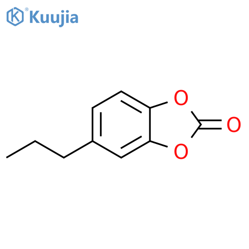 1,3-Benzodioxol-2-one, 5-propyl- structure
