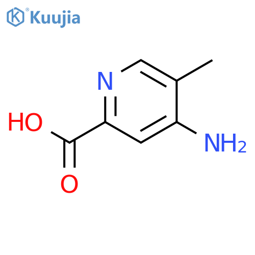 2-Pyridinecarboxylicacid, 4-amino-5-methyl- structure